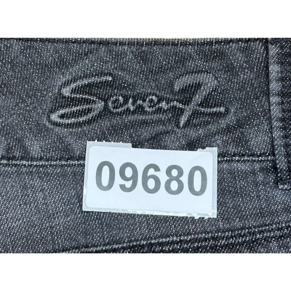 Seven 7 Jeans Womens 4 Dark Gray Measures 29X30 Mid Rise Bootcut Stretch - Picture 8 of 8